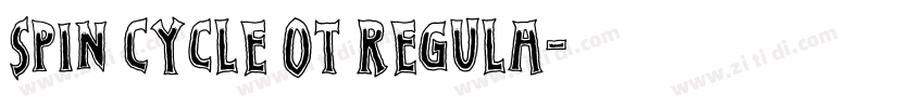 Spin Cycle OT Regula字体转换